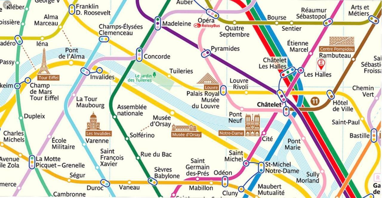 50M2 Rue Rambuteau/Pompidou/Marais/Hotel De Ville パリ エクステリア 写真