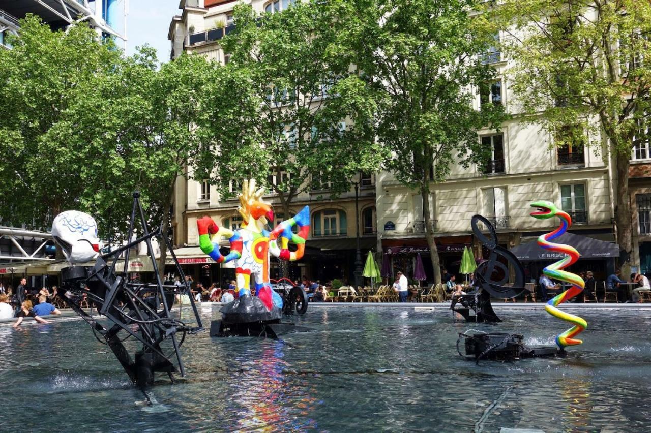 50M2 Rue Rambuteau/Pompidou/Marais/Hotel De Ville パリ エクステリア 写真
